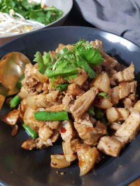 Porter & Chilli Pork Belly Stirfry