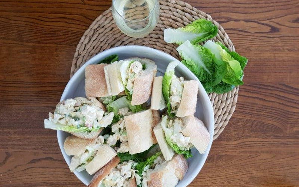 Mango & Pineapple Chutney Chicken Baguettes
