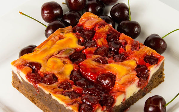 Morello Cherry Cheesecake Brownie