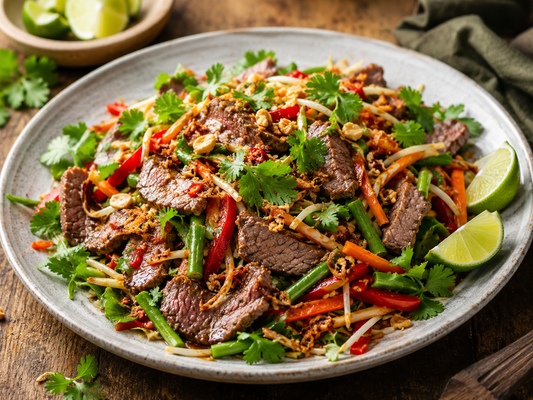 Hot Sour Sweet Salty Beef Salad