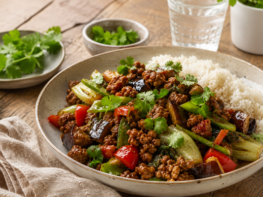 Aubergine & Chilli Pork