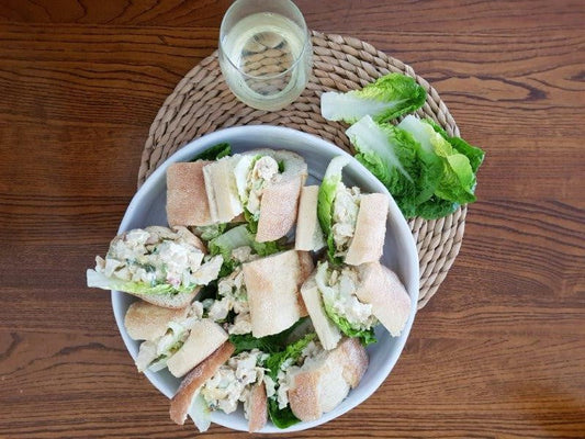 Mango & Pineapple Chutney Chicken Baguettes