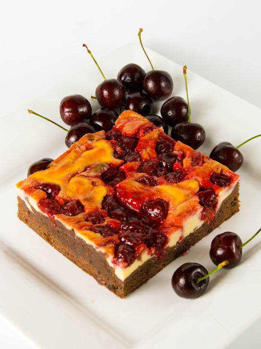 Morello Cherry Cheesecake Brownie